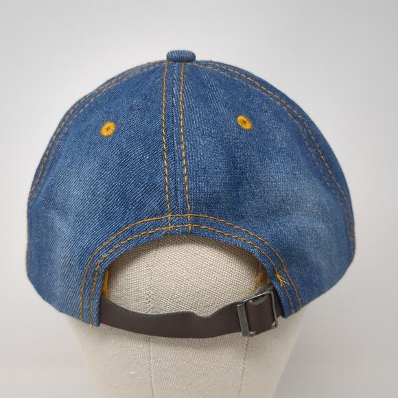 Boss Slideback Baseball Cap Blue One Size Adjustable Rhinestone Magid Hats - Picture 5 of 9